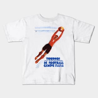 1930 European Soccer Tournament Kids T-Shirt